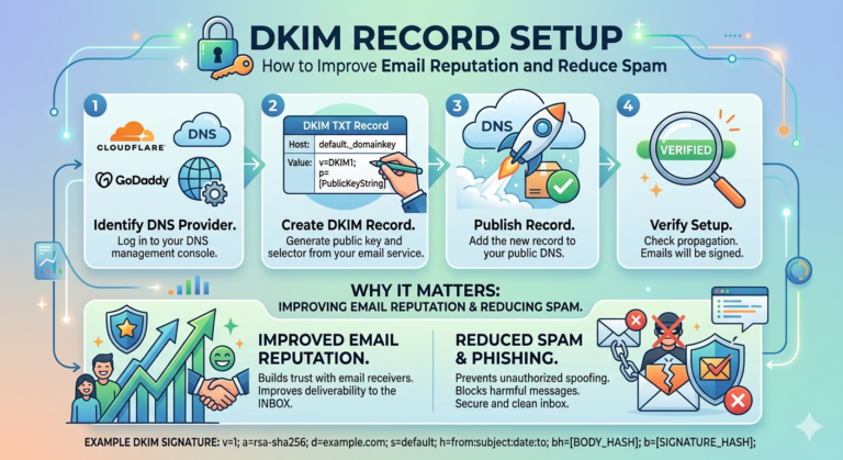 DKIM Record Setup: How to Improve Email Reputation and Reduce Spam