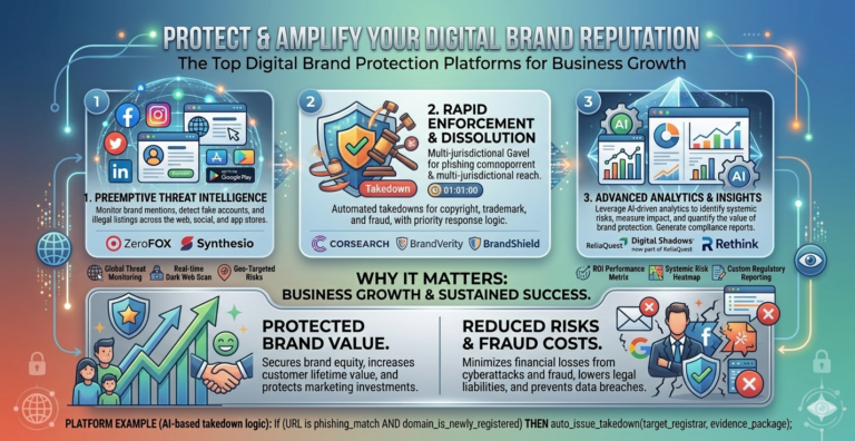 Boost Your Online Reputation: The Top Digital Brand Protection Platforms for Business Growth